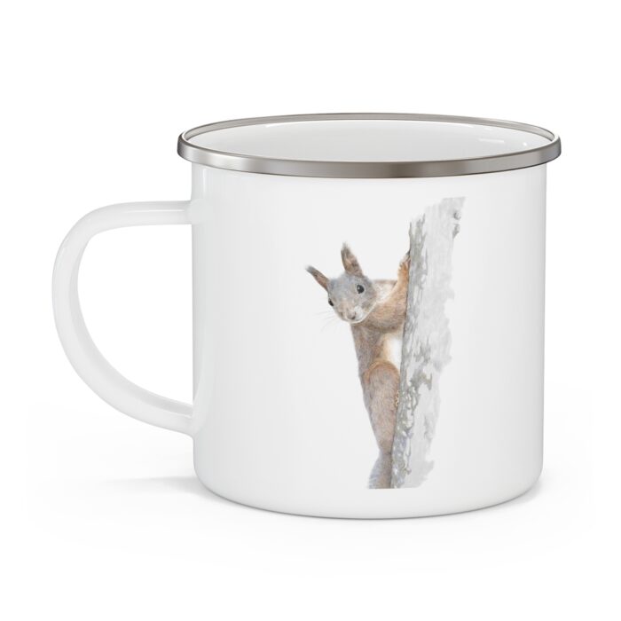 Emaljmugg med Ekorren